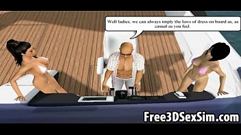 Seksi Karakter Kartun 3d Yang Memesona Dalam Perjalanan Kapal
