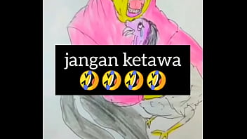 Gadis Montok Tertawa Penuh Gairah Birahi