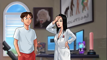 Aku Mengintip Madrastriku Lagi Asyik Main Jari Sendiri – Summertime Saga